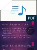 NCM 109 Genetics and Genetic Counseling