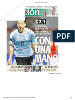 El País (Uruguay) - Ovación 09102020 vs chile