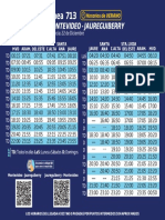 Horarios Linea 713 Verano