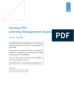 Sunway-TES Learning Management System User Guide