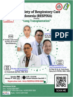 The Society of Respiratory Care Indonesia (RESPINA) : "Lung Transplantation"