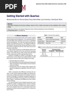 AN03 Getting Started With Quartus