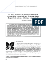 Da Motta e Albuquerque. Sistema nacional de inovação no Brasil