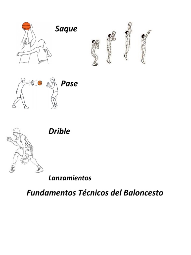 Fundamentos Tecnicos Del Baloncesto | PDF