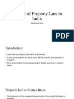 History of Property Law in India