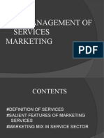 Management of Services Marketing