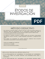 Métodos de Investigación