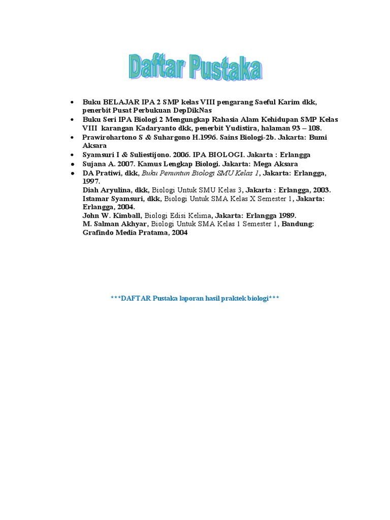 Daftar Pustaka