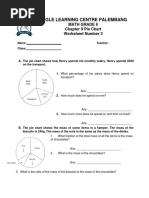 Grade 6 Pie Chart Worksheet | PDF