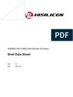 Brief Data Sheet: Hi3536DV100 H.265/H.264 Decoder Processor