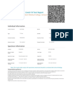 Covid-19 Test Negative Report for Rohit Kalkal