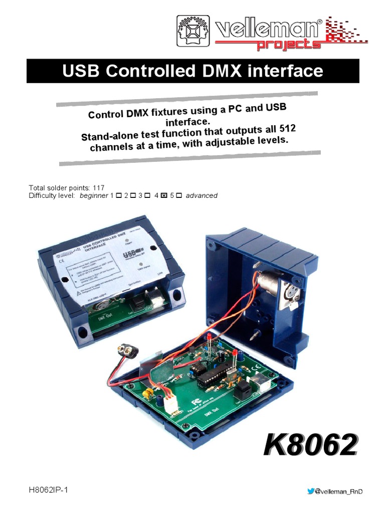 Illustrated Assembly Manual k8062 | PDF | Usb | Printed Circuit Board