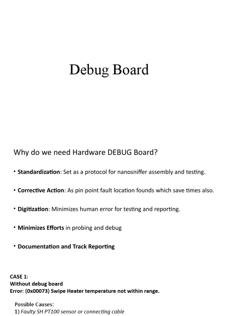 Benefits of Using a Debug Board | PDF | Resistor | Debugging