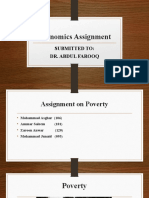 Economics Assignment: Submitted To: Dr. Abdul Farooq