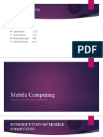 Mobile Computing: Submitted by