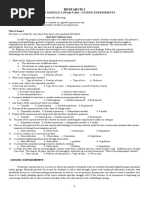 Research 2: Quarter 1 MODULE 5 (Week 5 &6) : GUIDED EXPERIMENTS