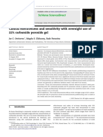 Clinical Effectiveness and Sensitivity With Overnight Use of 22% Carbamide Peroxide Gel