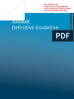 Assault Definitive Guideline Web