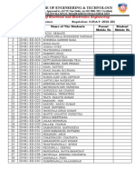 KLR College EEE Diploma Student List 2021-22