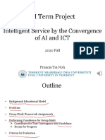 AI Term Project: Intelligent Service by The Convergence of AI and ICT