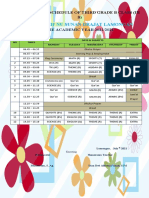 Mi Ma'Arif Nu Sunan Drajat Lamongan: The Lesson Schedule of Third Grade B Class (Iii B)