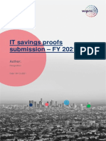 IT Savings Proofs Submission - FY 2021-22: Author