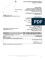 Tax Invoice/Bill of Supply/Cash Memo: (Original For Recipient)