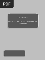 Chapter 5 The Nature of Mathematical Systems