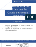 Week1B Understand, DescribeAndInterprettheGraph'SPolynomialFunctions