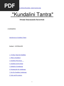 Kundalini Tantra by Swami Satyananda Saraswati
