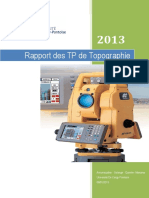 Rapport Tp Topographie