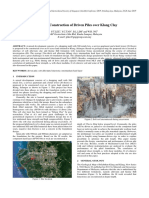 Use of Spun Piles in Kuala Lumpur Clayey Profile