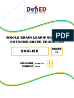 English: Whole Brain Learning System Outcome-Based Education
