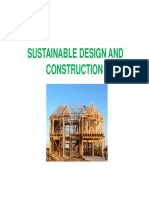 Sustainable Design and Construction
