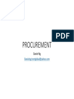 Procurement: Daniel NG