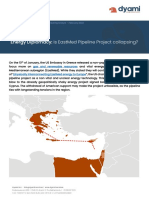 Dyami Insight: Energy Diplomacy: Is EastMed Pipeline Project Collapsing