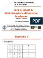 [E02] AlgebraBoole&Minimizzazione Soluzioni