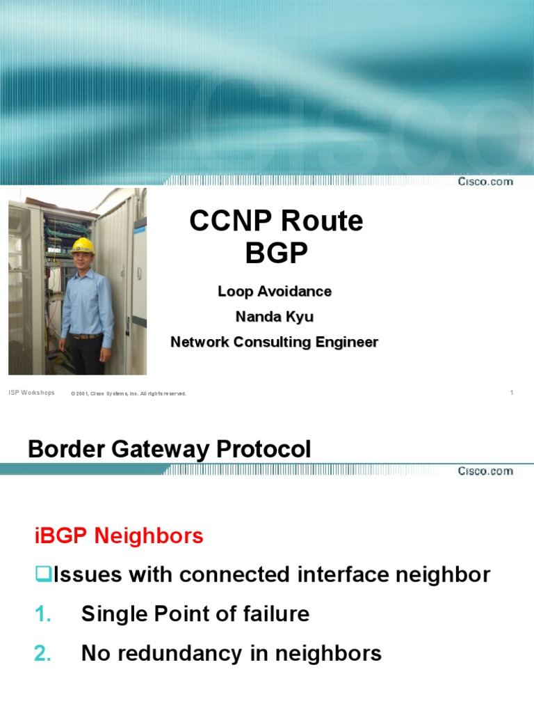 Border Gateway Protocol CCNP Route-02 | PDF | Router (Computing ...