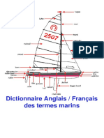 Voiles Aventures - Dictionnaire Anglais Francais Des Termes Marins