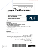 Arabic (First Language) : Paper 2