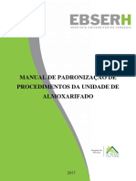 13 - Manual de Padronização de Procedimentos Da Unidade de Almoxarifado 2017 - Ebserh