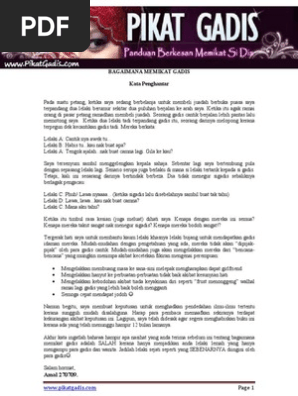 Bagaimana Memikat Gadis Pdf