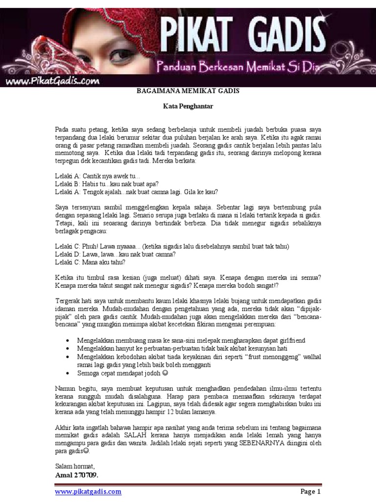 Bagaimana Memikat Gadis Pdf