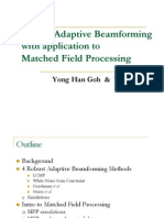 Robust Adaptive Beam Forming