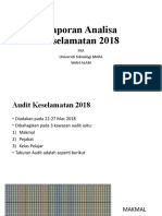 Laporan keselamatan 2018