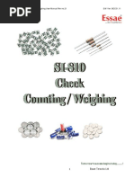 SI-810 Check Counting/Weighing User Manual Rev No.21 S.W Ver: SICC31.11