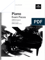 ABRSM Piyano Grade 5 2019-2020