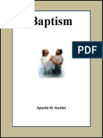 Christian Baptism Explained
