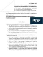 Acta Comisión Paritaria 30.21 Convenio Metal (España)