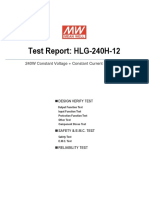 Test Report: HLG-240H-12: 240W Constant Voltage + Constant Current LED Driver